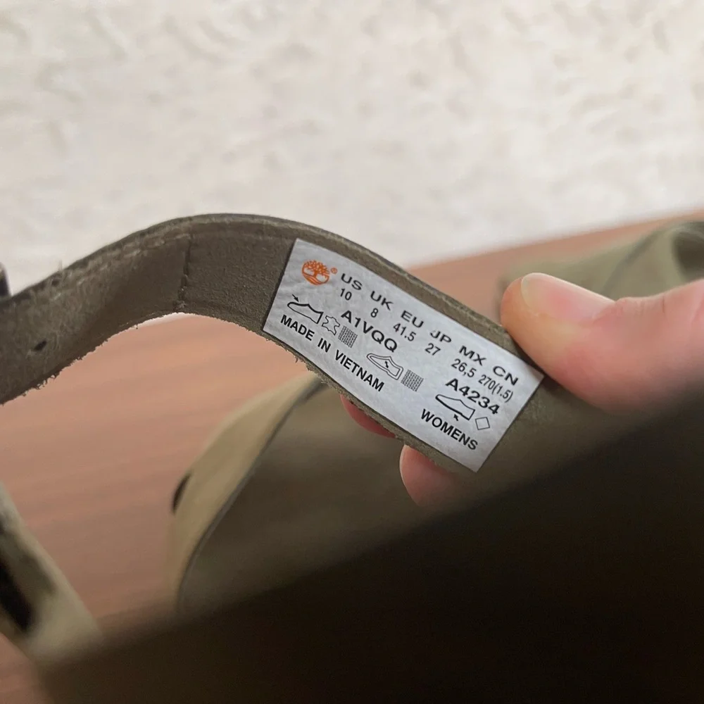 Timberland Women's Olive Green Sandals - Picture 6 of 8